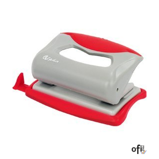 Dziurkacz P5024B EAGLE czerwony, dziurkuje do 8 kartek, 110-1073