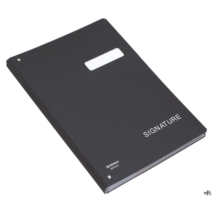 Teczka do podpisów 8691045 cza rna A4 20p (X)