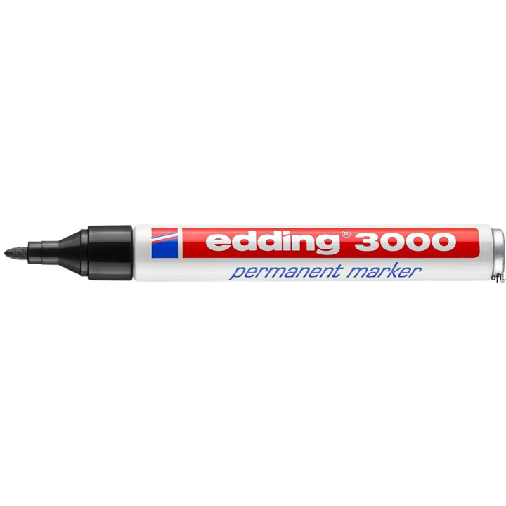 Marker EDDING E-3000 czarny, 1.5-3mm, okr.końc. (X)