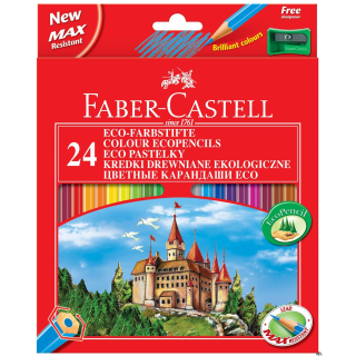 Kredki ZAMEK 24kolory FC111224/120124 op.kartonowe FABER-CASTELL