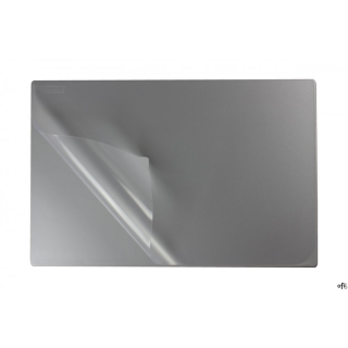 Podkład na biurko z folią 38x58 silver BIURFOL KPB-01-01