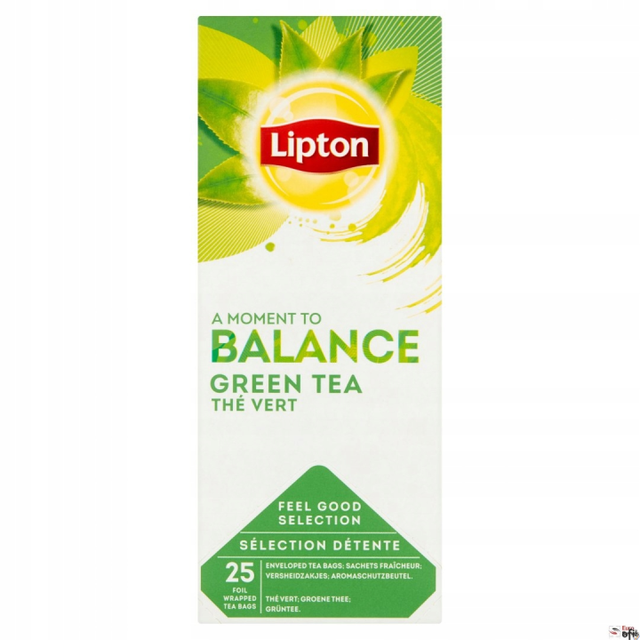 Herbata LIPTON BALANCE Green Tea Pure (25 kopert fol.)
