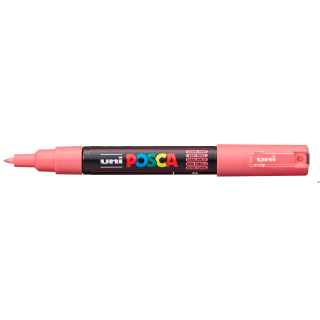 Marker z tuszem pigmentowym PC-1M pastelowy koralowy POSCA UNPC1M/DPKO