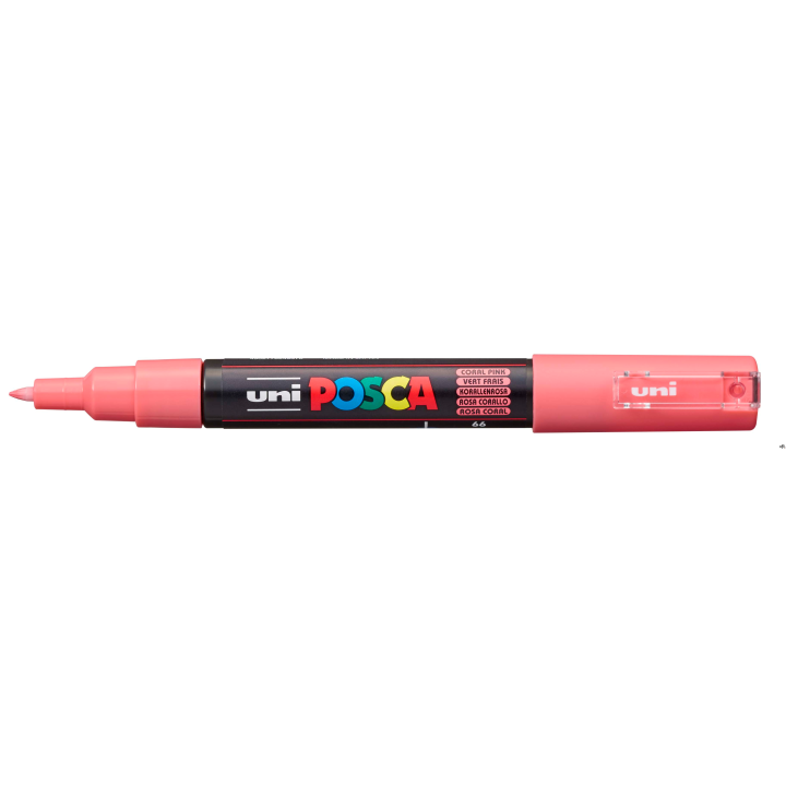 Marker z tuszem pigmentowym PC-1M pastelowy koralowy POSCA UNPC1M/DPKO