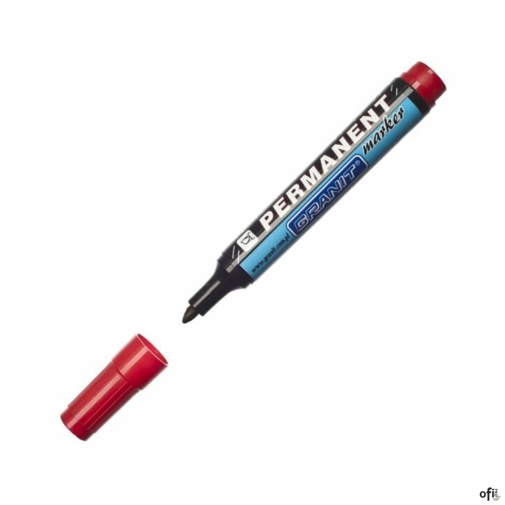 Marker permanentny czerwony okrągły, G96/G860 GRANIT SALE