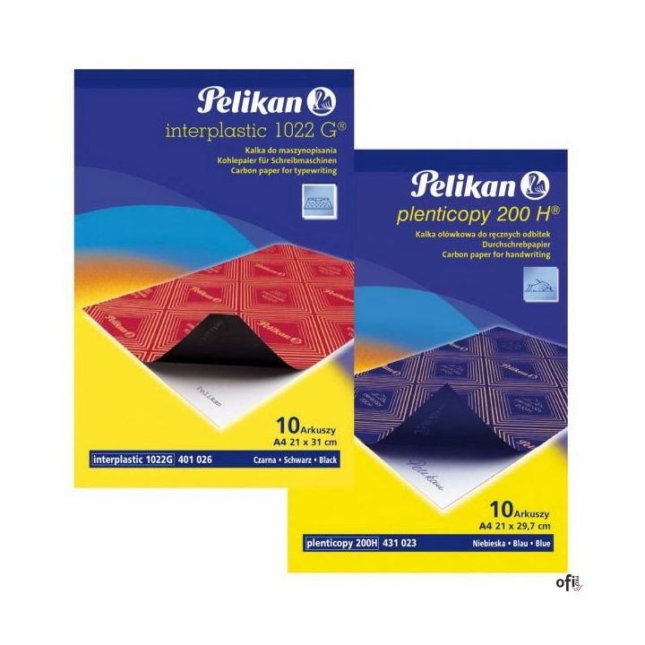 Kalka ołówkowa, niebieska, 200H, 10 sztuk 100401561 PELIKAN