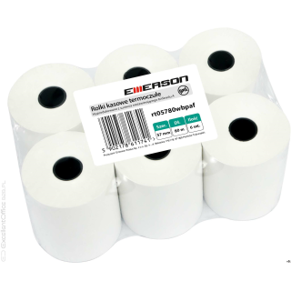 Rolki termiczne 57x80m 6szt EMERSON rt05780wkbpaf BPA FREE
