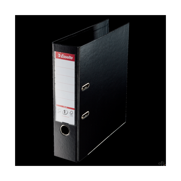 Segregator A4/80mm czarny ESSELTE PLUS VIVIDA No.1 81187
