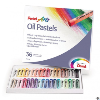 Pastele olejne 36 kolorów  PHN-36 PENTEL