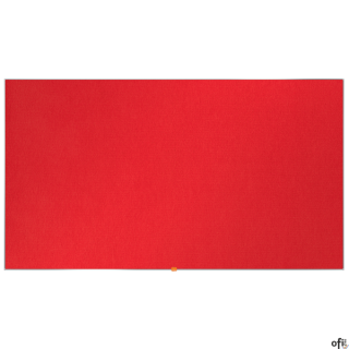 Tablica_ filcowa Nobo, panoramiczna 85null, czerwona ( 188,9 x 106,6 cm ) 1905313