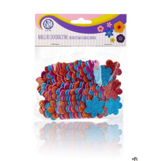 Naklejki samoprzylepne na piance - Brokatowa kwiaciarnia ASTRA, 335119005