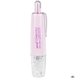 Korektor OVAL w taśmie 5 mm x 6 m QSR-506/1R różowy 160-2402