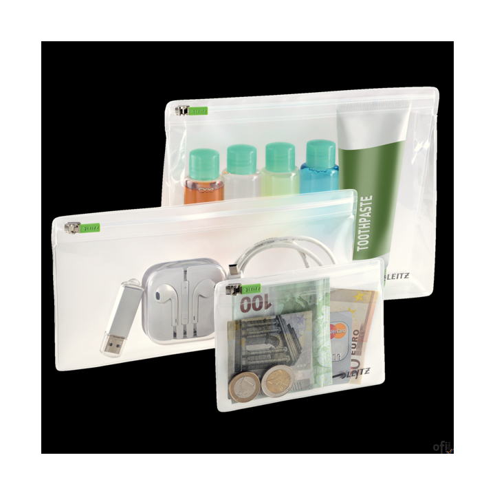 Koszulka z suwakiem na akcesoria XS S M 3sztuki LEITZ 40100000