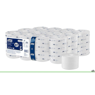Papier toaletowy Tork, OptiServe/Mid-size, 2 warstwy, kolor biały, (24) bez gilzy, T7advanced 472630