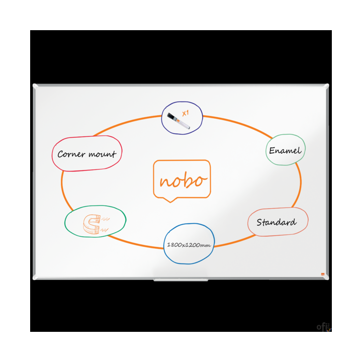 Tablica porcelanowa Nobo Premium Plus 1800x1200mm 1915149