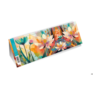 Kalendarz ze spiralką A4 - poziomy 2026 Michalczyk i Prokop T-100-2-24