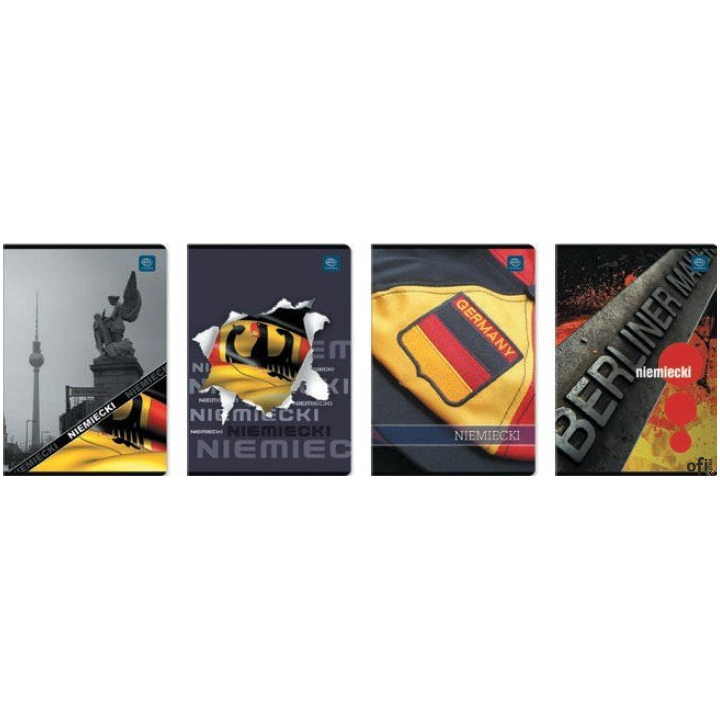 Zeszyt A5 60k J.NIEMIECKI INTERDRUK (X)