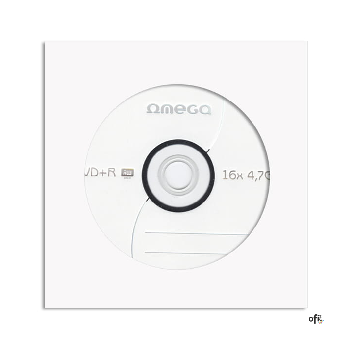 Płyta OMEGA DVD+R 4,7GB 16X KOPERTA (10) OMD16K+