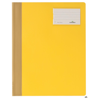 Skoroszyt A4 z kolorową okładką,rozszerz. PCW Żółty 250004 DURABLE (X)