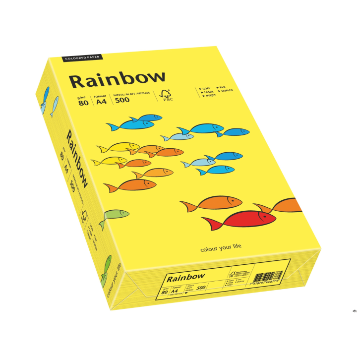 Papier xero A4/160g R14 żółty/ słoneczny 88042327 RAINBOW