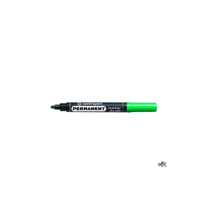 Marker 8510 zielony okrągły DRY SAFE niewysychający CENTROPEN