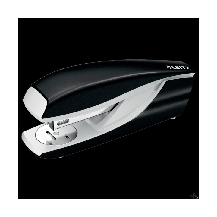 Zszywacz średni metalowy Leitz, czarny, 10 lat gwarancji, 30 kartek 55021095