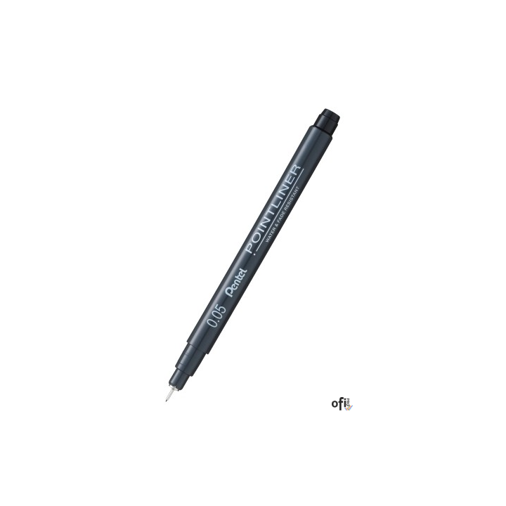 Cienkopis kalibrowany POINTLINER czarny S20P-05A 0,05mm PENTEL