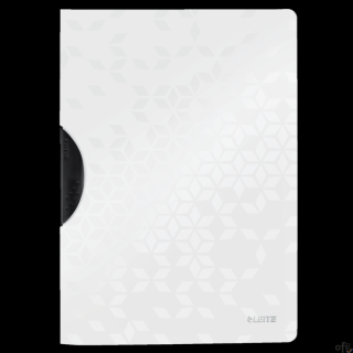 Skoroszyt z klipsem Leitz WOW, biały 41850001