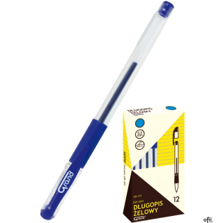 Pióro żelowe niebieskie GR-101 (2 sztuki) 160-1704 GRAND