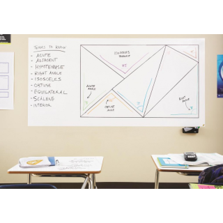 Suchościeralna folia w rolce POST-IT_ Dry Erase (DEF6X4-EU), 122x183cm, biała