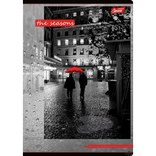 Zeszyt A5 60k linia  L mix dziewczęcy laminowany UNIPAP *7035