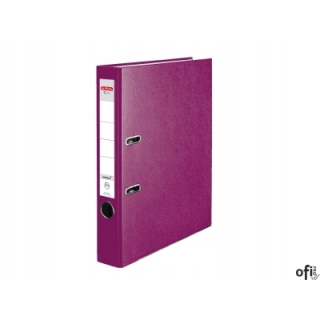 Segregator Q.FILE A4, 5 cm, PP jagodowy 300004845 HERLITZ