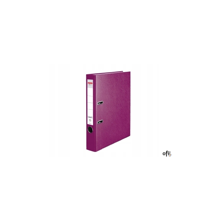 Segregator Q.FILE A4, 5 cm, PP jagodowy 300004845 HERLITZ