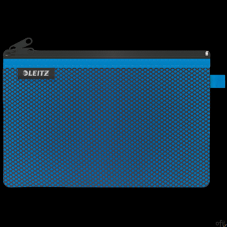 Koszulka z suwakiem z dwoma przegródkami Leitz WOW, rozmiar L, niebieska 40130036