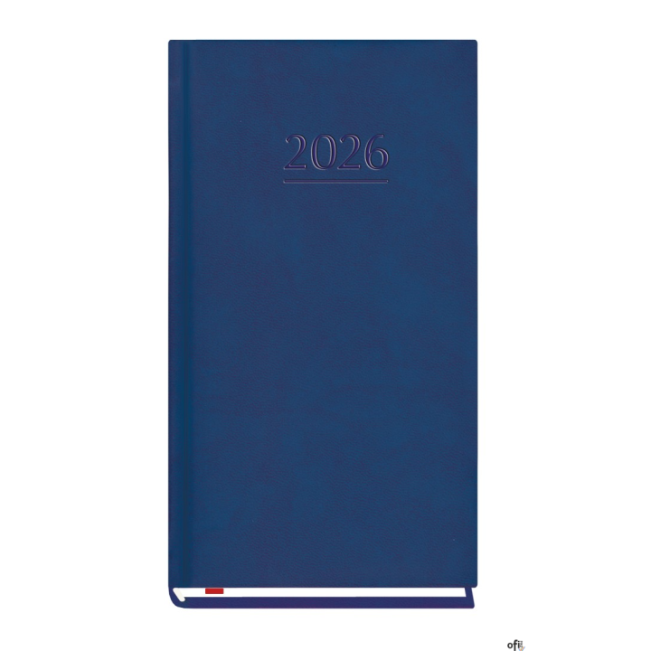 Terminarz Kieszonkowy 90x165mm 2026 - niebieski Michalczyk i Prokop T-231V-N kalendarz 1 tydzień na 2 stronach