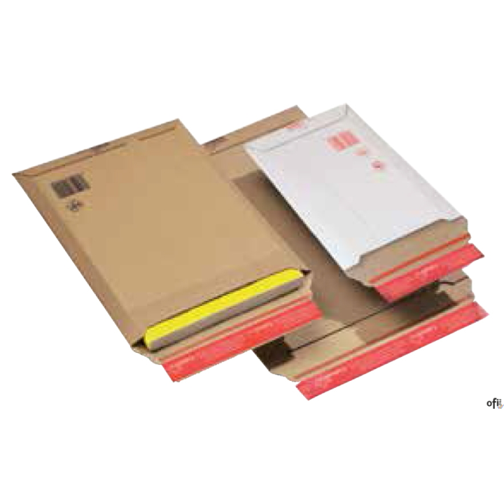 Koperty tekturowe brązowe HK 235x340x35 / 250x351mm 100szt. 90100437 NC KOPERTY