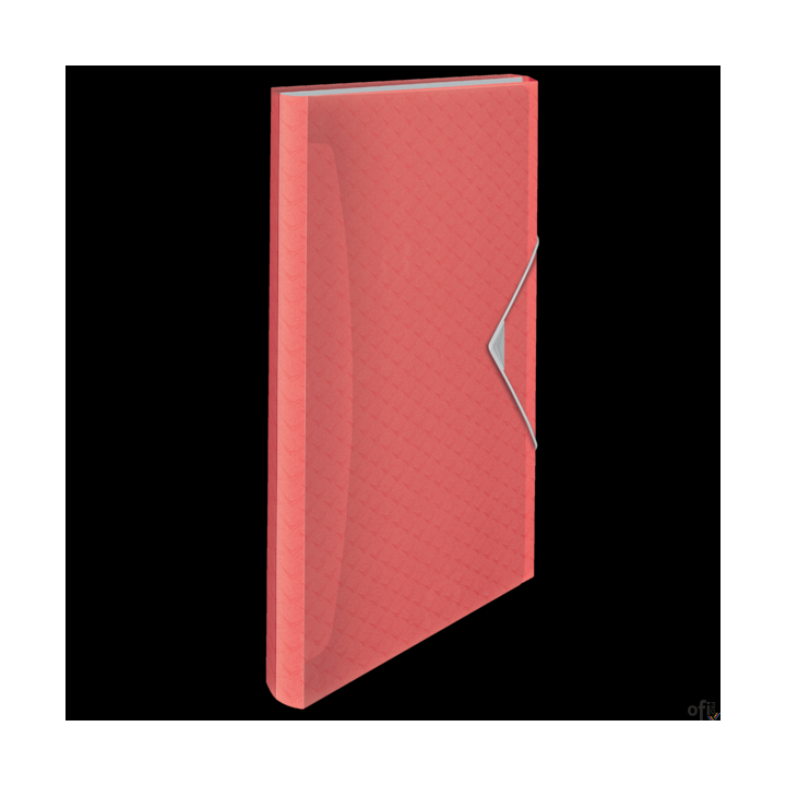 Teczka z przegródkami Esselte Colour Breeze, 6 przegródek, koralowy 628447