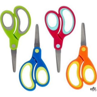 Nożyczki szkolne z ergonomicznym uchwytem i podziałką Astra - display 24 sztuki, 407118006