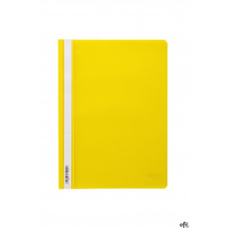 Skoroszyt miękki PP DOTTS (20) żółty polipropylen SPP-DOT-00-04