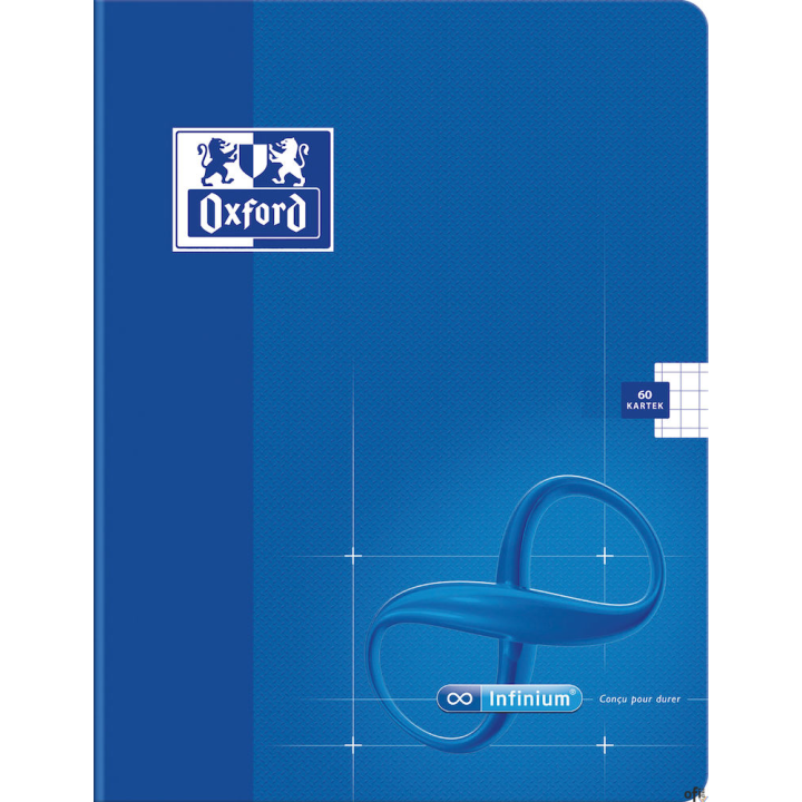 Zeszyt A5 60k, kratka z marginesem, OXFORD, INFINIUM 400026700