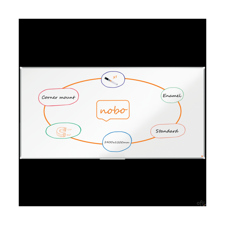 Tablica porcelanowa Nobo Premium Plus 2400x1200mm 1915151