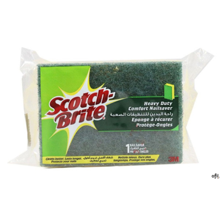 Gąbka do zmywania SCOTCH BRITE, uniwersalna, do garnków i patelni, żółta