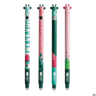 Długopis wymazywalny Afrykanki Boho, 0.5mm, niebieski, Happy Color HA 4120 02AF-3