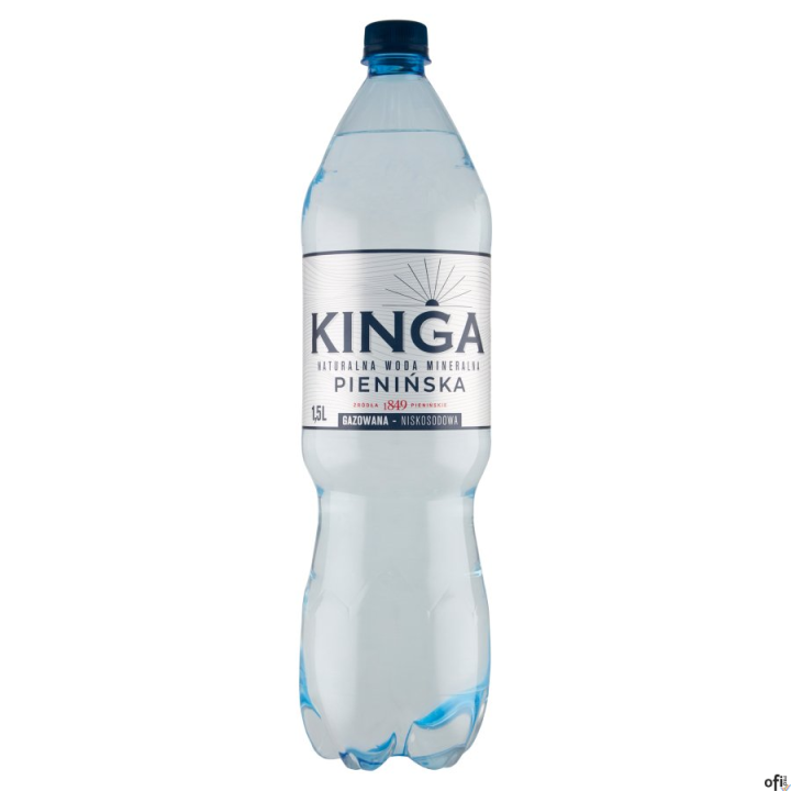 Woda KINGA PIENIŃSKA 1,5L (6szt.) gazowana