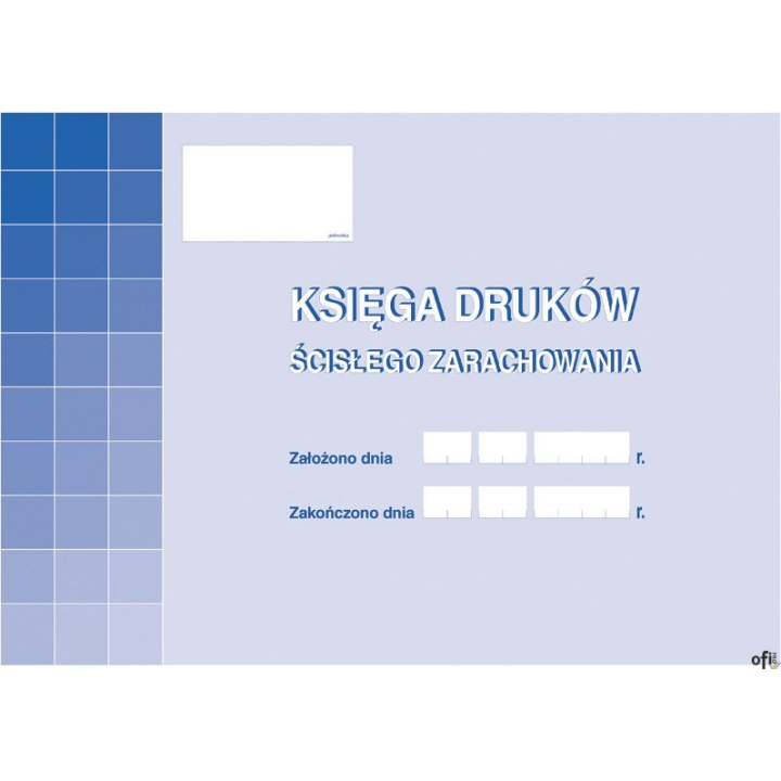 710-1 Księga druków ścisłego zarachowania MICHALCZYK I PROKOP