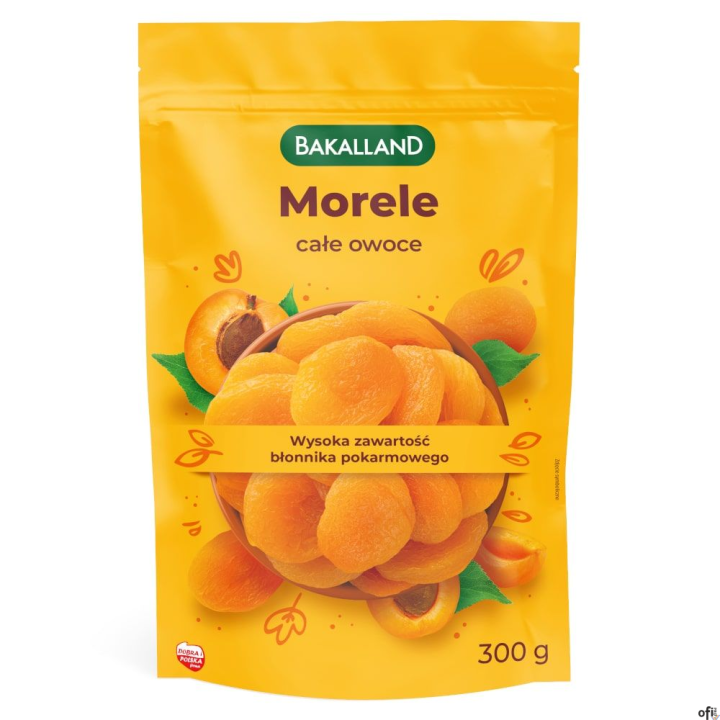 Morele suszone 300g BAKALLAND