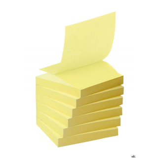 Bloczek samoprzylepny ekologiczny POST-IT_ Z-notes (R330-1T), 76x76mm, 16x100 kart., żółty