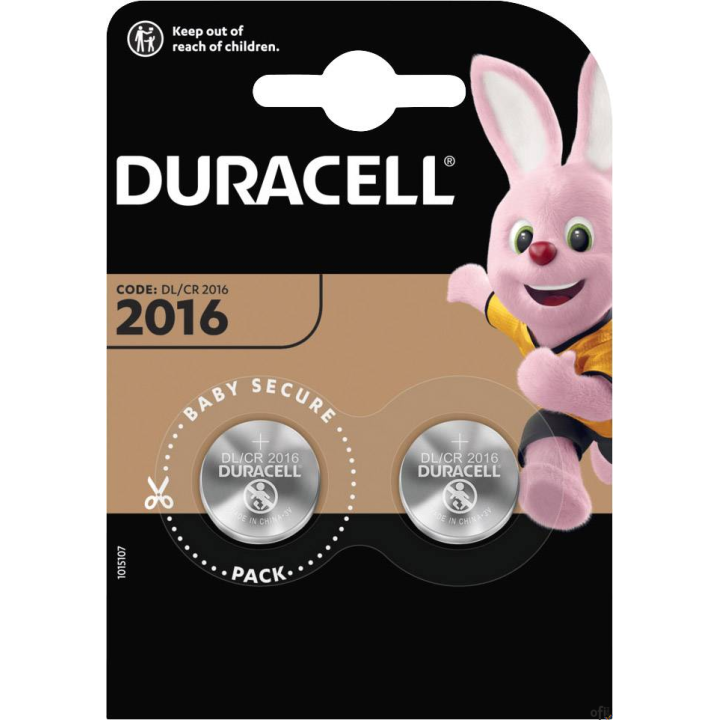 Bateria litowa DL 2016 B2 (2) DURACELL