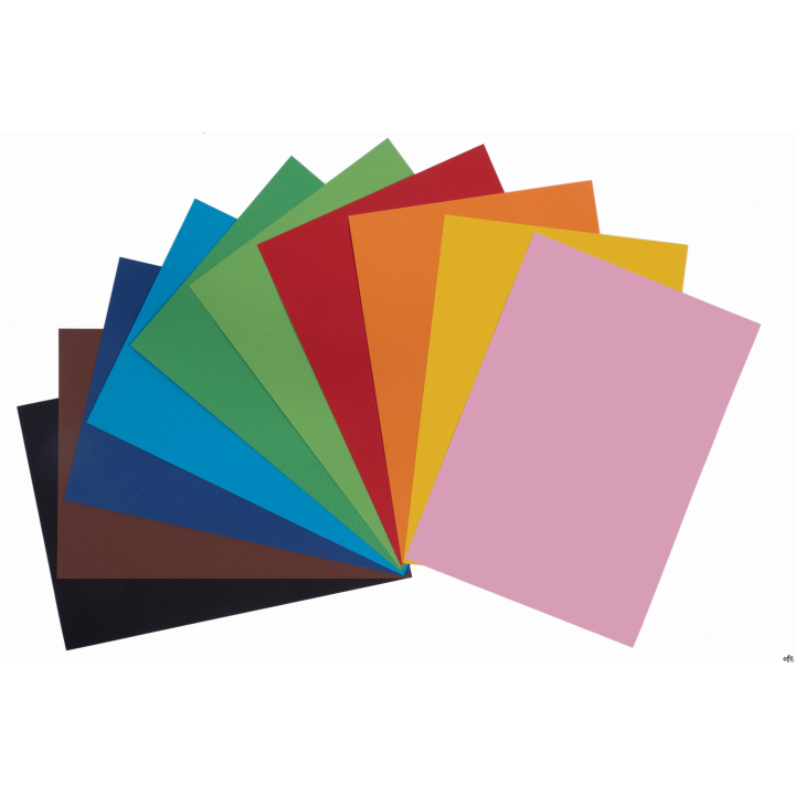 Brystol A4 mix kolorów (20 arkuszy) KRESKA