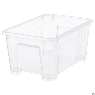 Pojemnik do przechowywania 5L BEZ POKRYWKI przezroczysty SAMLA